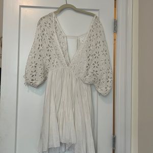 Free people, medium white dress